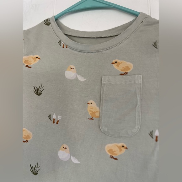 Kyte Baby Crew Neck Tee Retired Aloe Chick Size 6 - Picture 3 of 11